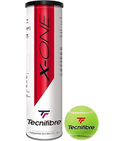 Amazon.com : Tecnifibre X-One Tennis Balls 4 Ball Can ITF FFT FIT